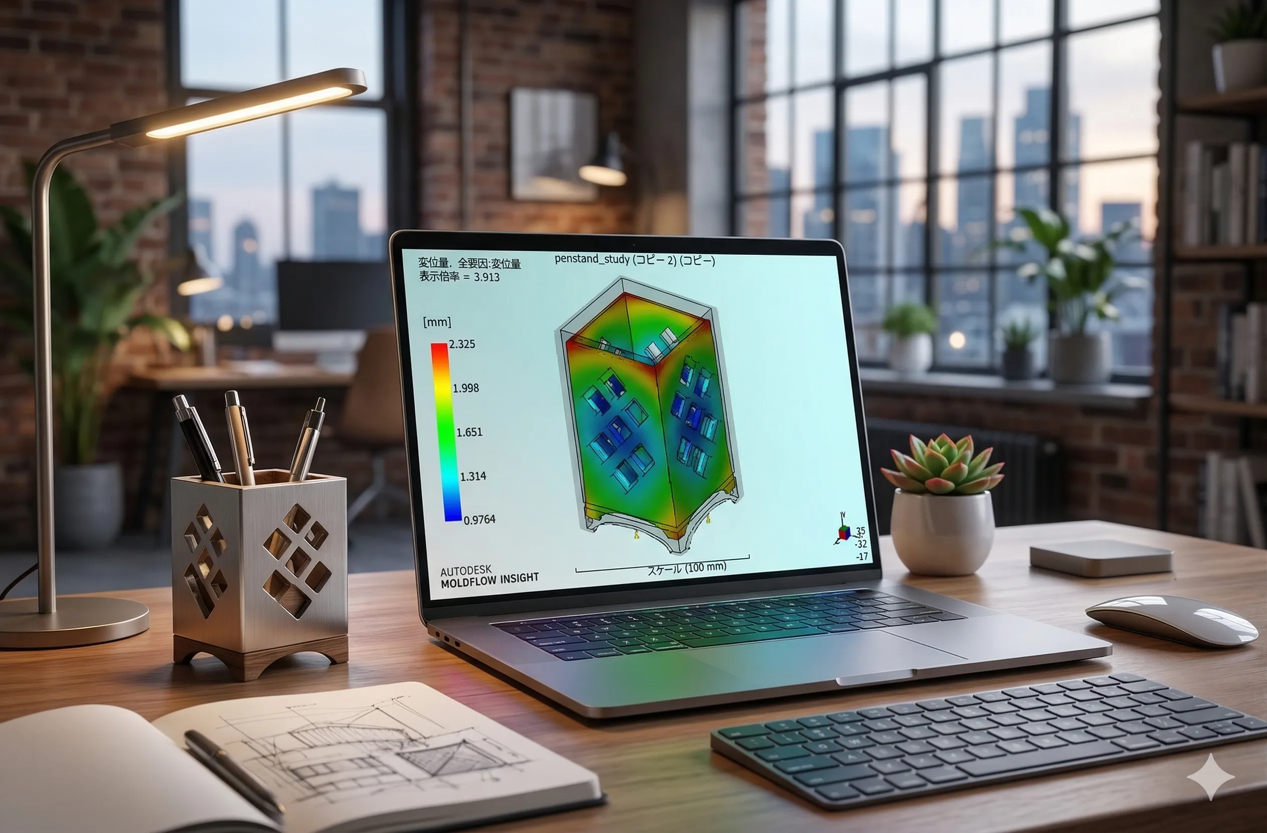 流動解析のイメージ